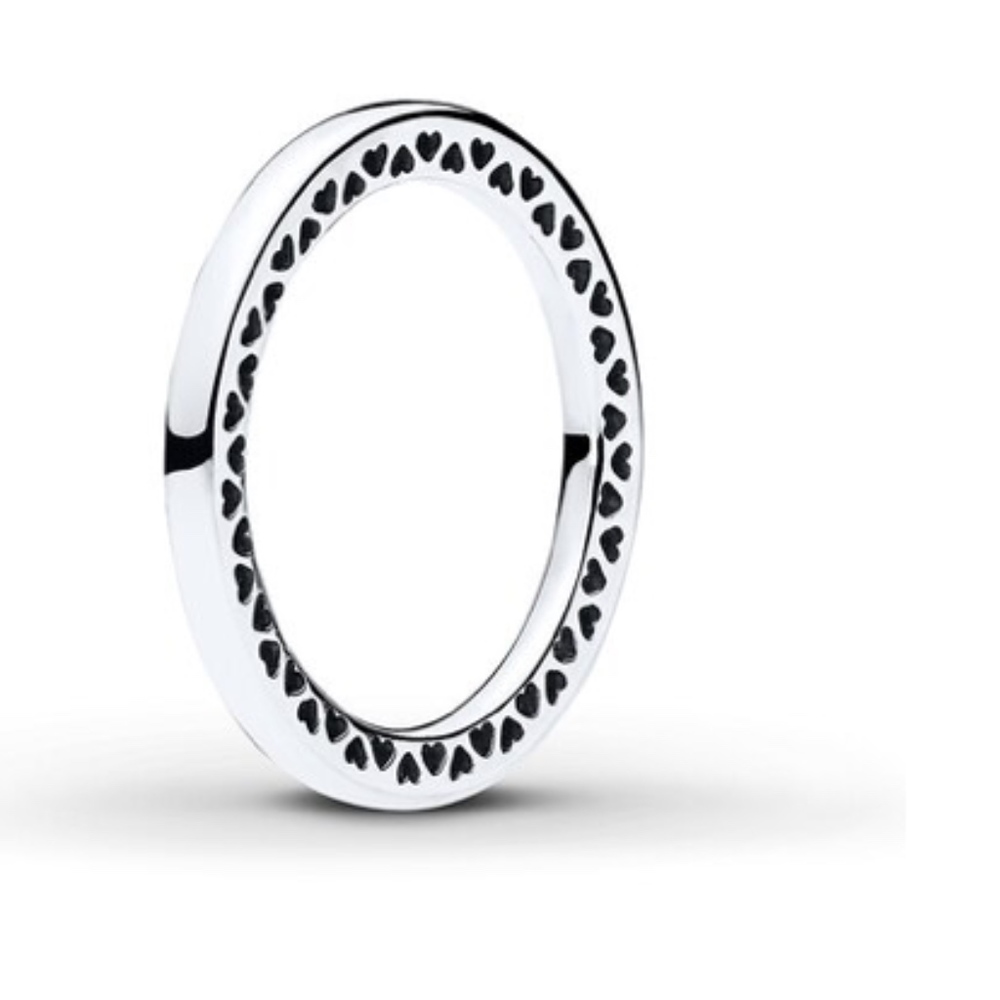 SOLD!! Classic Hearts Pandora ring Sterling Silver